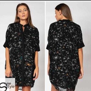 Religion elation shirt dress (brand new)